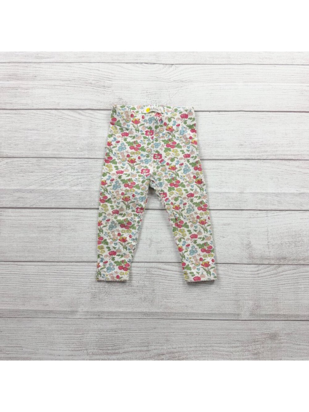 Baby Boden Floral Print Cotton Blend Leggings 12-18 Months